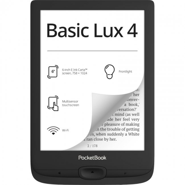 Електронна книга PocketBook Basic Lux 4 PB618
