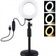 PULUZ Ring LED Лампа с Регулираща Стойка PU391