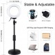 PULUZ Ring LED Лампа с Регулираща Стойка PU391