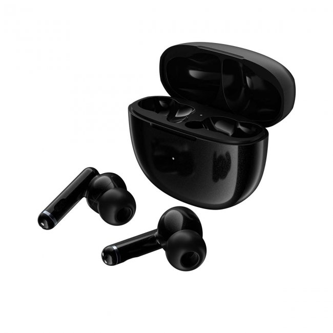 Безжични слушалки QCY HT03 TWS Earphones, ANC - ЧЕРЕН -- BLACK