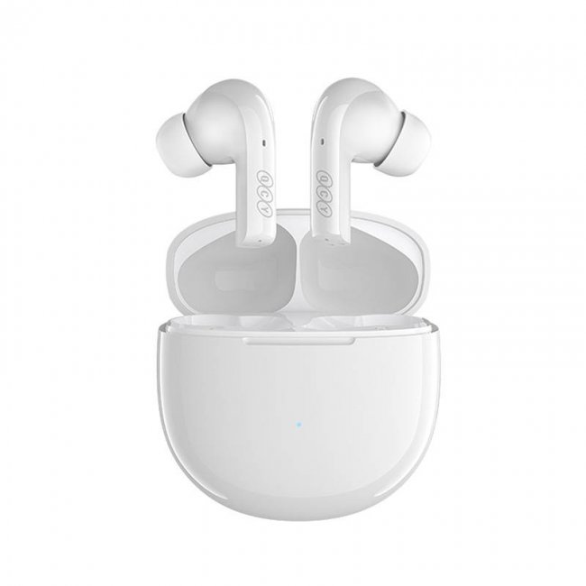Безжични слушалки QCY T18 TWS Earphones - БЯЛ -- WHITE