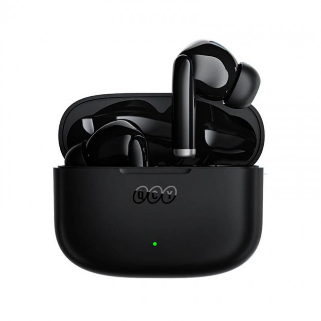 Безжични слушалки QCY T19 TWS Wireless Earphones - ЧЕРЕН -- BLACK