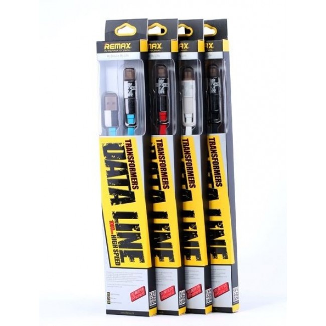 Кабел REMAX USB Data Cable Transformers 2in1
