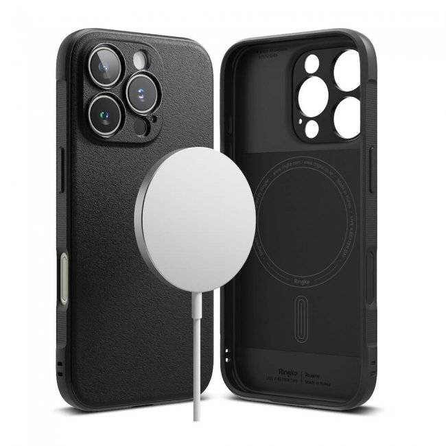 Калъф за мобилен телефон Ringke iPhone 16 Pro Case Onyx Magnetic Black