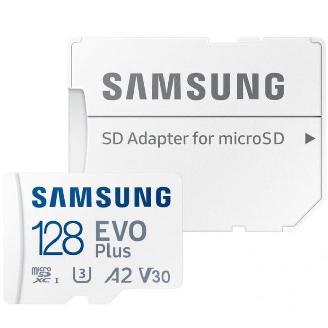 Карта памет Samsung 128GB microSD EVO Plus + SD Adapter (MB-MC128SA/EU) Class 30