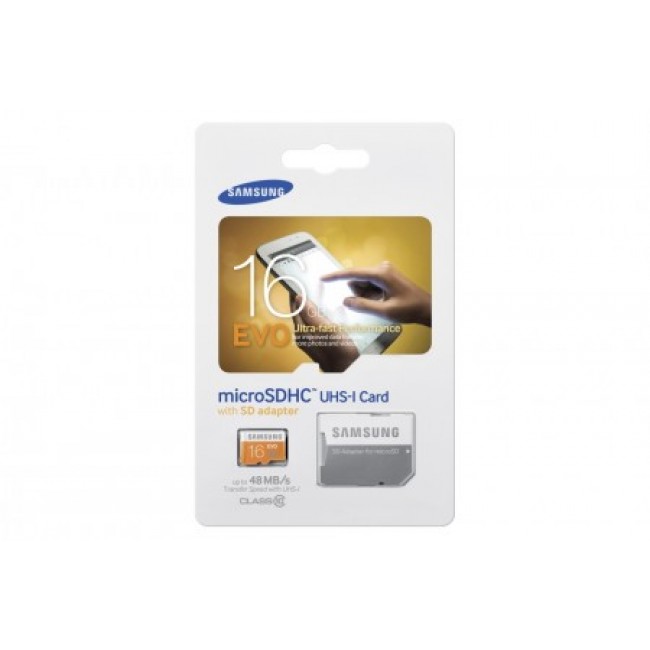 Карта памет Samsung 16GB micro SD Card Evo with adapter Class10