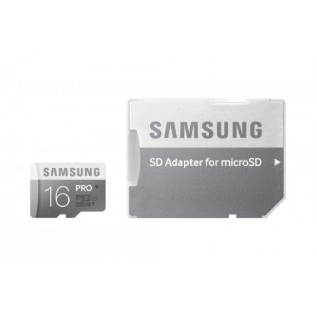 Карта памет Samsung 16GB micro SD Card Pro with adapter class 10