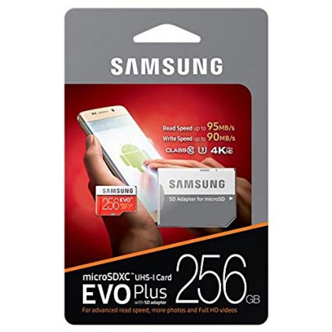 Карта памет Samsung 256GB micro SD Card Evo PLUS  with adapter Class10