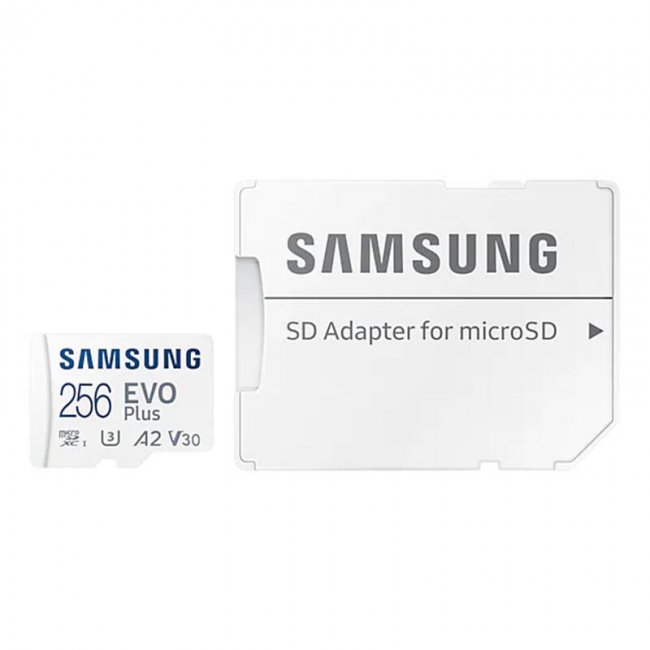 Карта памет Samsung 256GB microSD EVO Plus + SD Adapter (MB-MC256SA/EU) Class 30