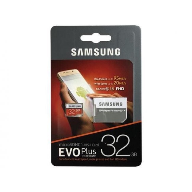 Карта памет Samsung 32GB micro SD Card Evo PLUS with adapter Class10