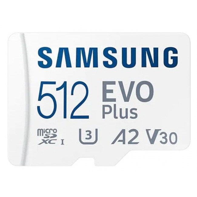 Карта памет Samsung 512GB microSD EVO Plus + SD Adapter (MB-MC512KA/EU) Class 30