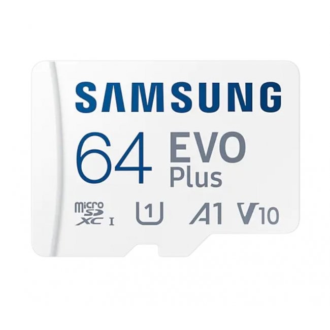 Карта памет Samsung 64GB microSD EVO Plus + SD Adapter (MB-MC64KA/EU) Class 10
