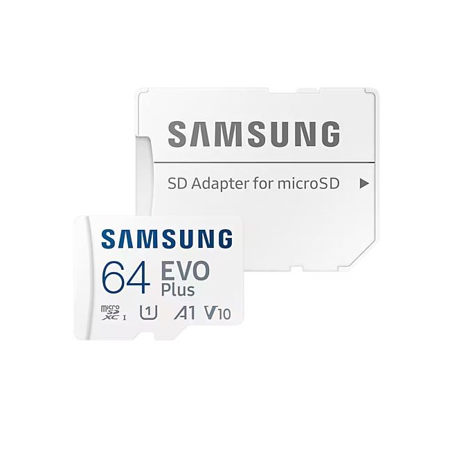 Карта памет Samsung 64GB microSD EVO Plus + SD Adapter (MB-MC64SA/EU) Class 10