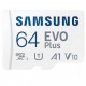 Карта памет Samsung 64GB microSD EVO Plus + SD Adapter (MB-MC64SA/EU) Class 10