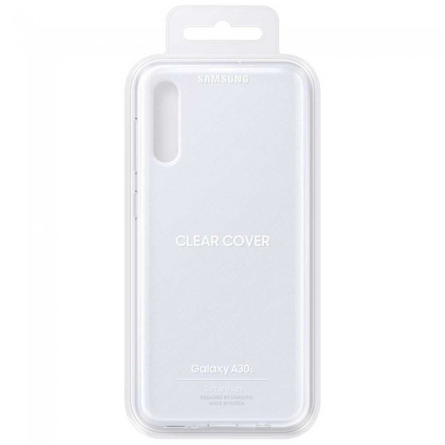 Калъф за мобилен телефон Samsung A30S Clear Cover Invisible оригинален