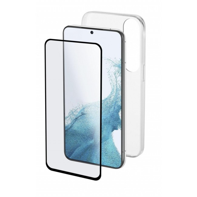 Калъф за мобилен телефон Samsung Cellularline Galaxy A54 5G Protection Kit - Калъф +  стъклен протектор