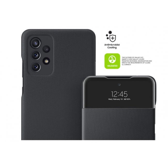 Калъф за мобилен телефон Samsung Galaxy A72 Smart S View Wallet Cover