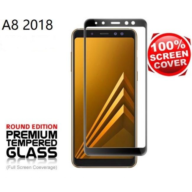 Стъклен Протектор за мобилен телефон Samsung Galaxy A8 A530 (2018)/ A5 (2018) стъклен протектор с пълно покритие