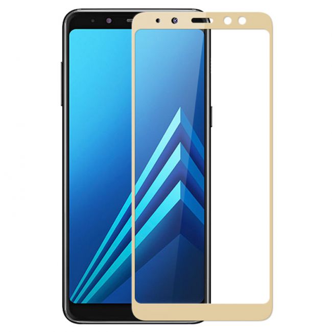 Стъклен Протектор за мобилен телефон Samsung Galaxy A8 Plus A730 (2018) стъклен протектор с пълно покритие