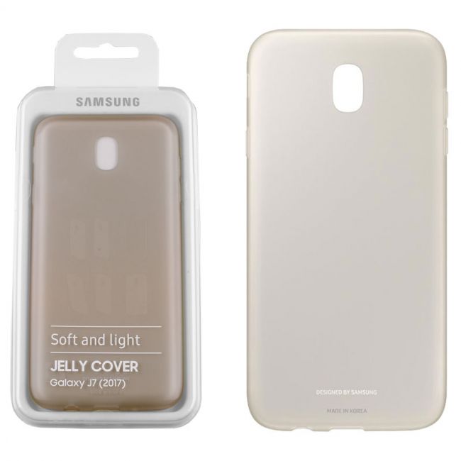 Калъф за мобилен телефон Samsung Galaxy J7 2017 J730 Jelly Cover Black