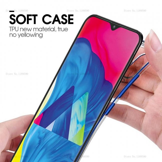 Калъф за мобилен телефон Samsung Galaxy M10 Silicon Back Invisible Case - Прозрачен силиконов гръб