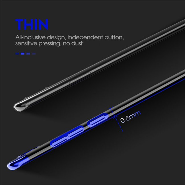 Калъф за мобилен телефон Samsung Galaxy M30 Silicon Back Invisible Case - Прозрачен силиконов гръб