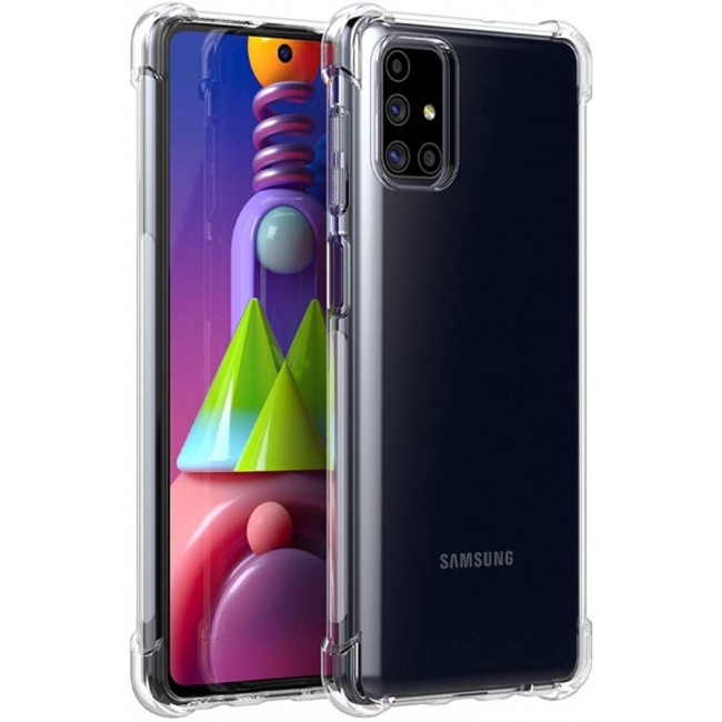 Калъф за мобилен телефон Samsung Galaxy M51 прозрачен калъф
