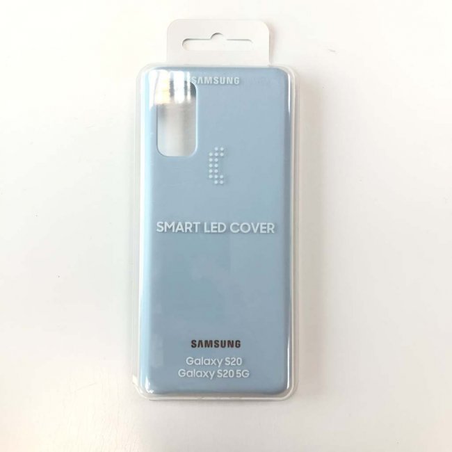 Калъф за мобилен телефон Samsung Galaxy S20 G980 Smart LED Cover оригинален