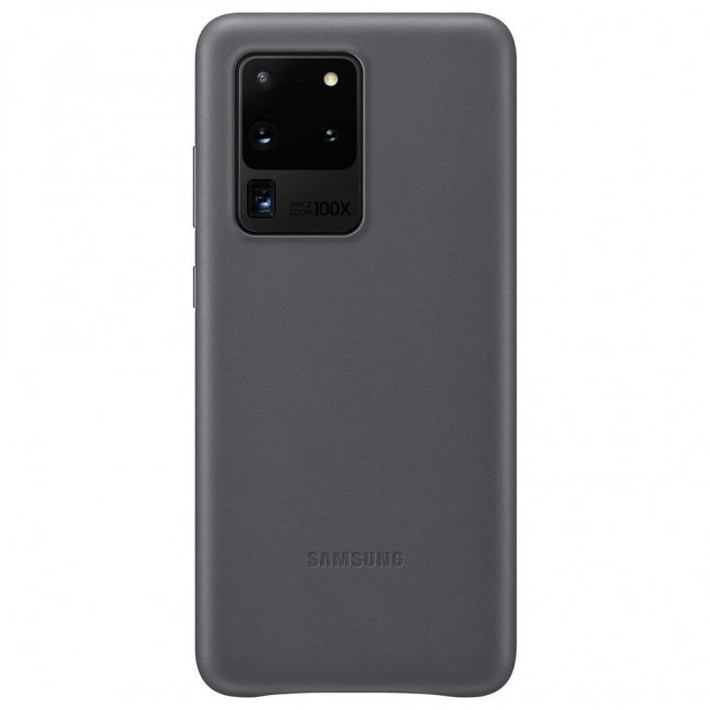 Калъф за мобилен телефон Samsung Galaxy S20 Ultra G988 Leather Cover Кожен оригинален