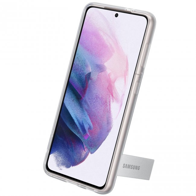 Калъф за мобилен телефон Samsung Galaxy S21 Clear Standing Cover