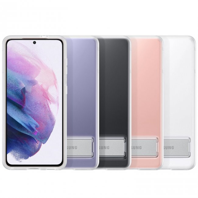 Калъф за мобилен телефон Samsung Galaxy S21 Clear Standing Cover