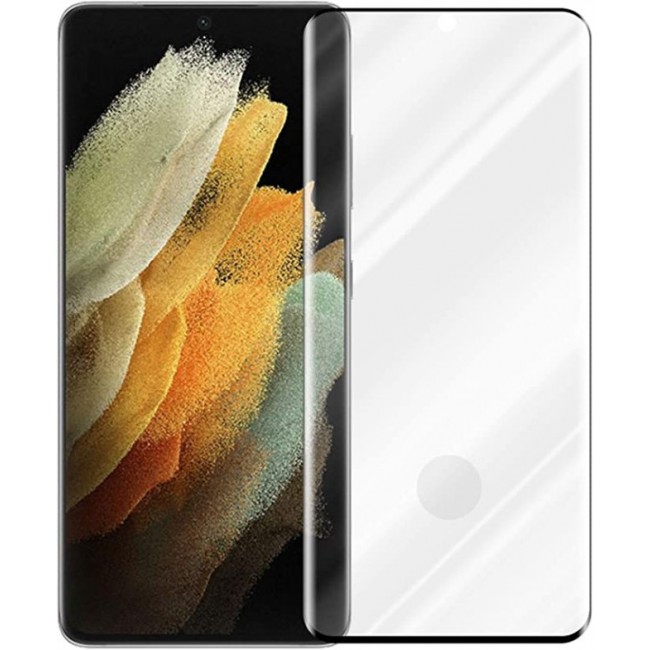 Стъклен Протектор за мобилен телефон Samsung Galaxy S21 Ultra 5D Tempered Glass
