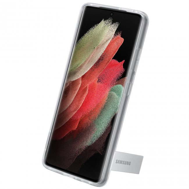 Калъф за мобилен телефон Samsung Galaxy S21 Ultra Clear Standing Cover Transparent
