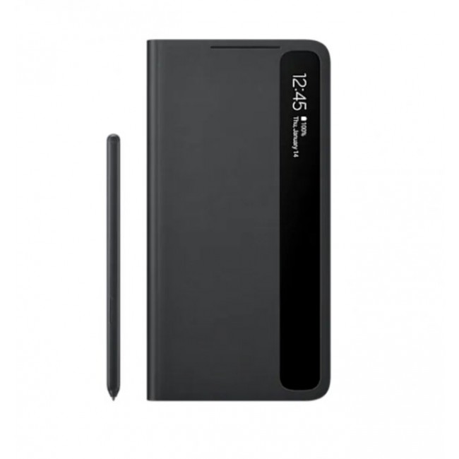 Калъф за мобилен телефон Samsung Galaxy S21 Ultra Smart Clear View Cover with S Pen Black