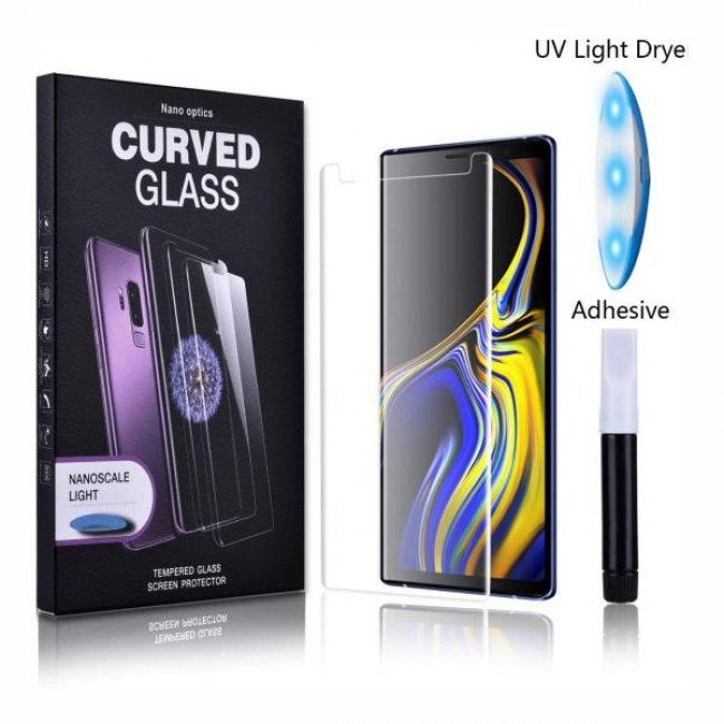 Стъклен Протектор за мобилен телефон Samsung Galaxy S21 Ultra UV Glue Curved Glass