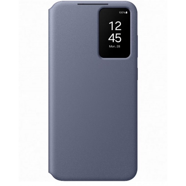 Калъф за мобилен телефон Samsung Galaxy S24 Smart View Wallet Case - ЛИЛАВ -- VIOLET