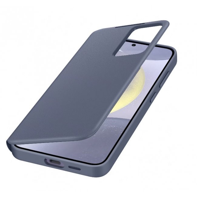 Калъф за мобилен телефон Samsung Galaxy S24 Smart View Wallet Case - ЛИЛАВ -- VIOLET
