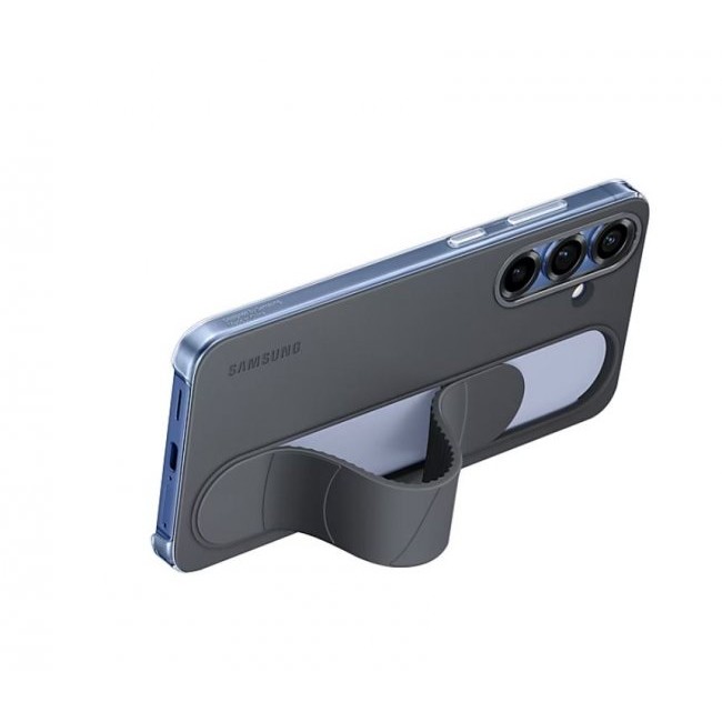 Калъф за мобилен телефон Samsung Galaxy S25+ Standing Grip Case - ЧЕРЕН -- BLACK