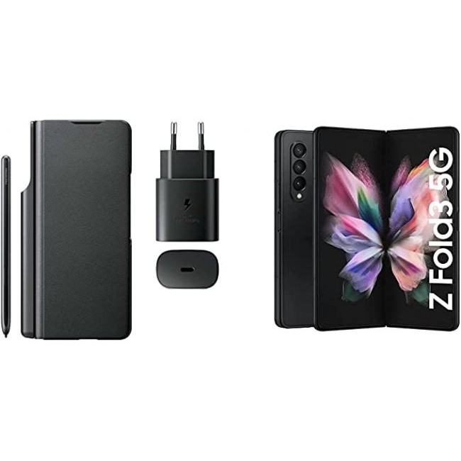 Калъф за мобилен телефон Samsung Galaxy Z Fold3 5G - Flip Cover, S Pen and 25W Adapter