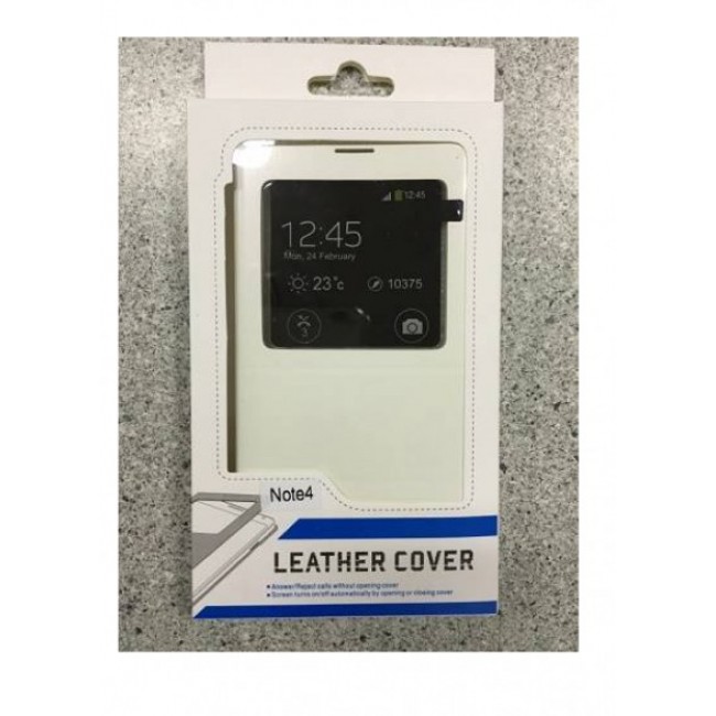 Калъф за мобилен телефон Samsung N910 Galaxy Note 4 Leather Cover