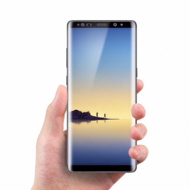 Стъклен Протектор за мобилен телефон Samsung Note 8  3D Стъклен Протектор с пълно покритие