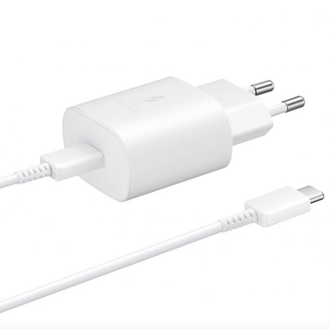 Зарядно устройство Samsung Оригинален адаптер 25W 3А EP-TA800 USB-C Super Fast Charging 220V