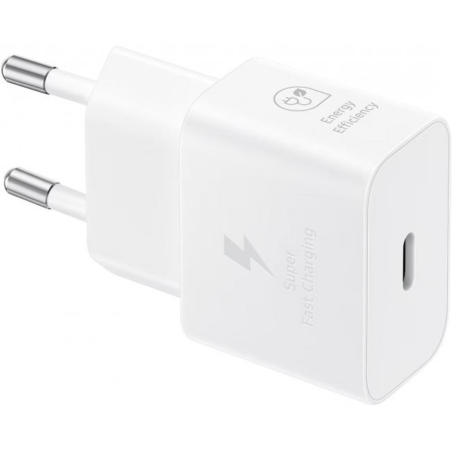 Зарядно устройство Samsung Оригинален адаптер 25W EP-T2510 USB-C  Fast Charging - БЯЛ -- WHITE