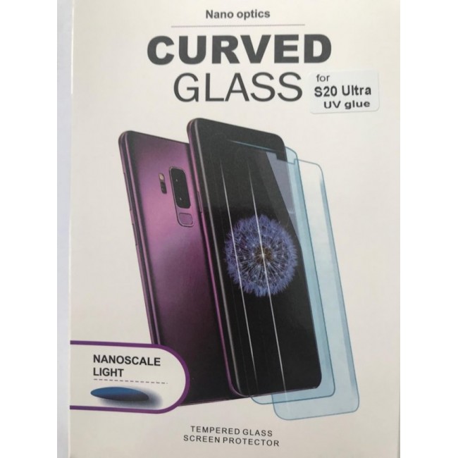 Стъклен Протектор за мобилен телефон Samsung S20 Ultra UV Glue Curved Glass