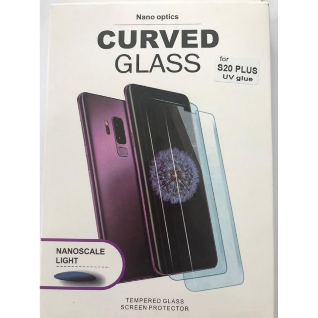 Стъклен Протектор за мобилен телефон Samsung Samsung S20+ UV Glue Curved Glass