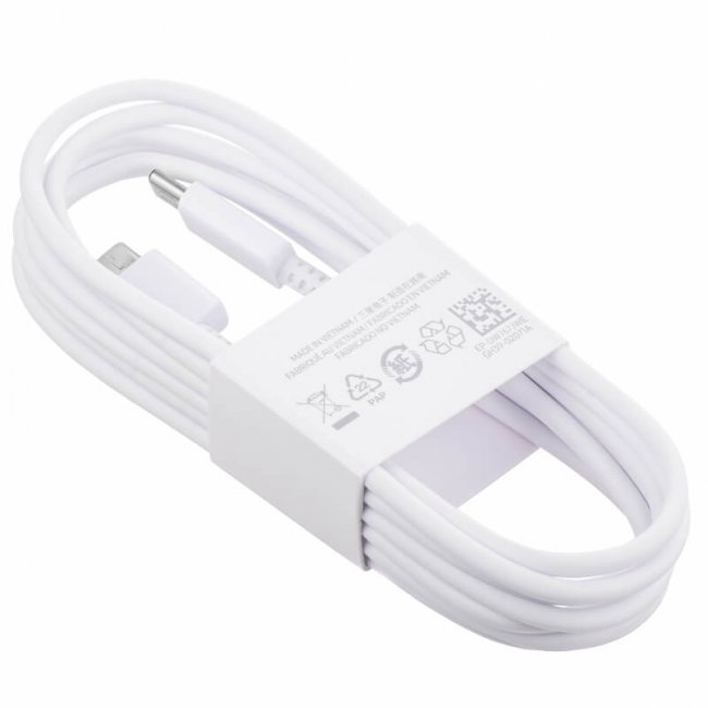 Кабел Samsung USB-C Cable 3A 1.8m, EP-DW767JWE - БЯЛ -- WHITE