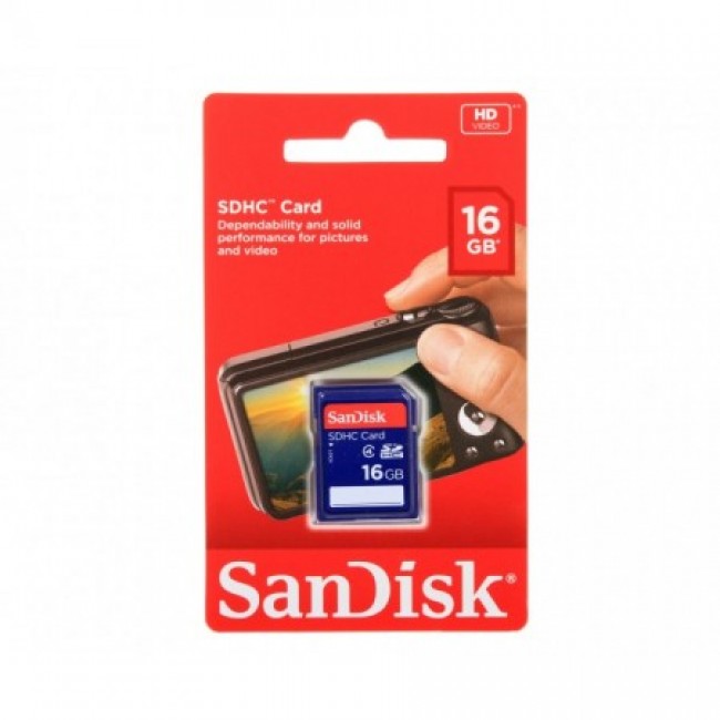 Карта памет SanDisk SDHC 16GB Class 4