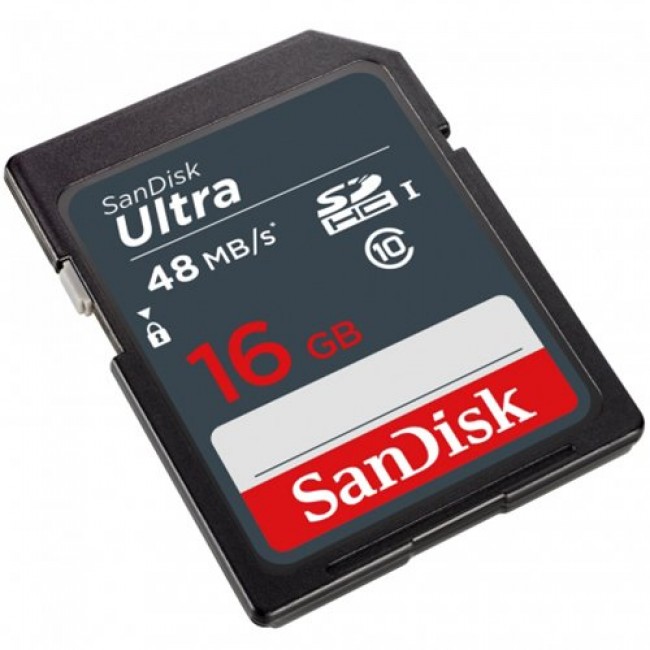 Карта памет SanDisk SDHC Ultra 16GB Class 10
