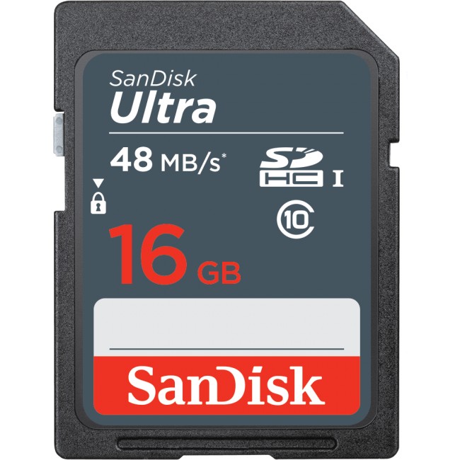 Карта памет SanDisk SDHC Ultra 16GB Class 10