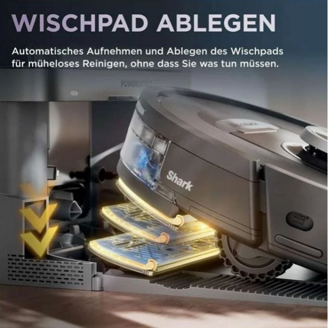 Прахосмукачка робот Shark PowerDetect NeverTouch 2-in-1 RV2800YEEU - ЧЕРЕН -- BLACK